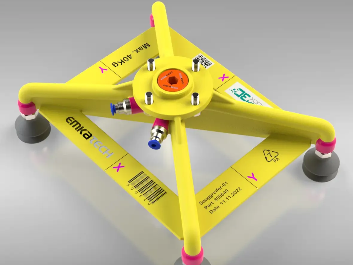 Rendering 3d-Druck in Farbe